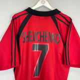 2001/02 AC MILAN SHEVCHENKO #7 THIRD SHIRT (XL) ADIDAS