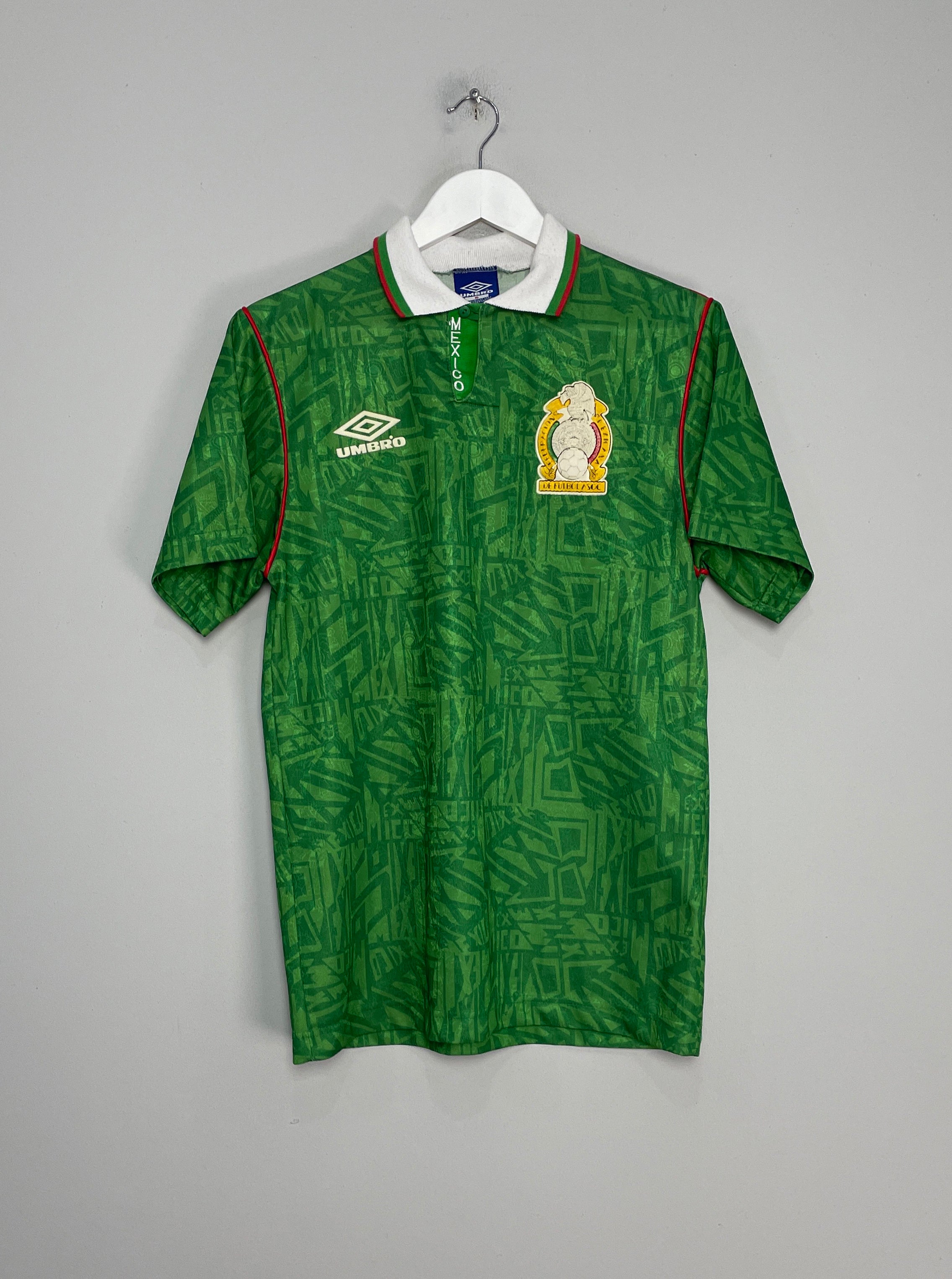 1994 MEXICO HOME SHIRT (S) UMBRO