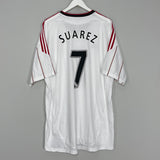 2010/11 LIVERPOOL SUAREZ #7 AWAY SHIRT (XXL) ADIDAS