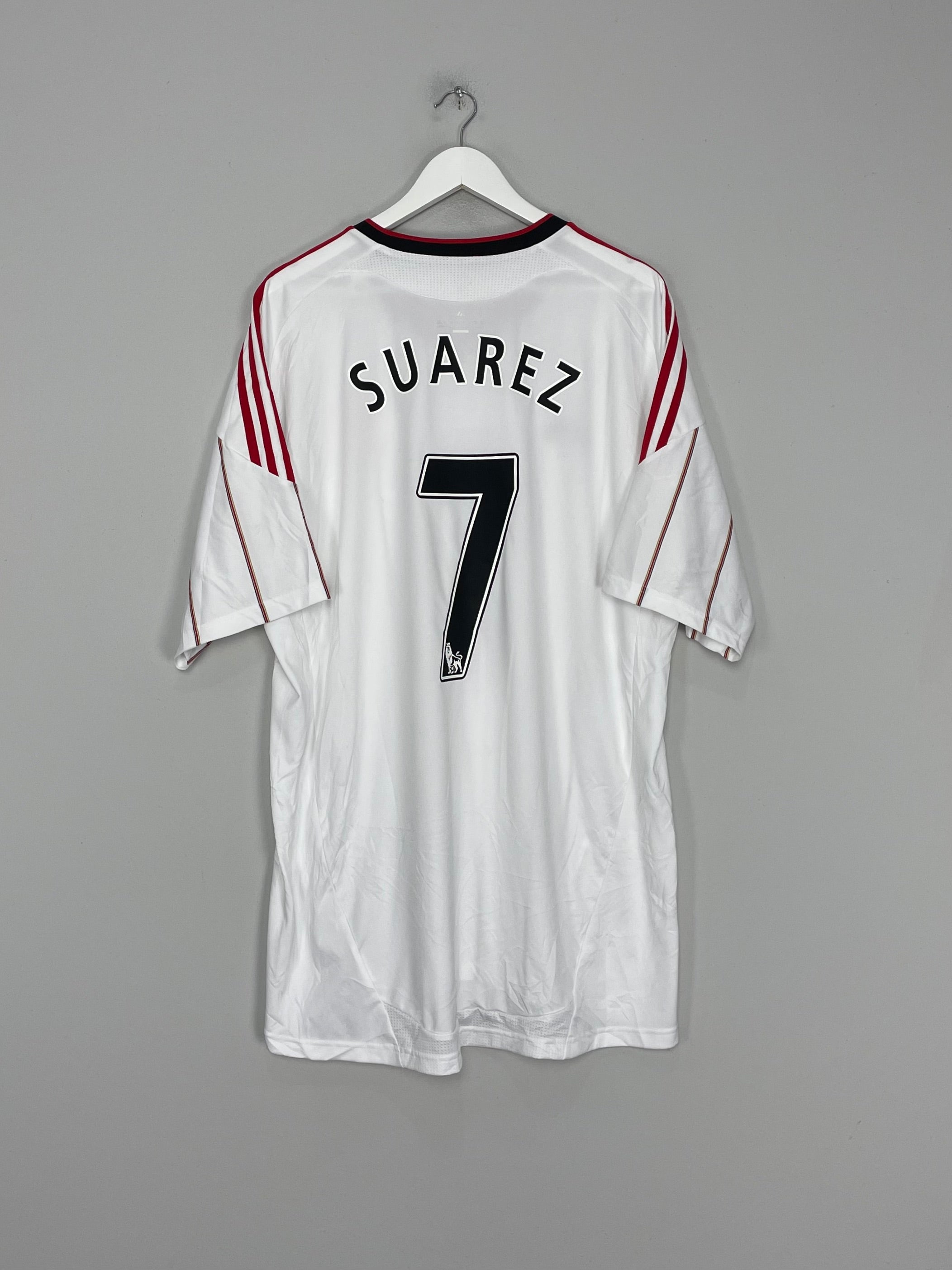 2010/11 LIVERPOOL SUAREZ #7 AWAY SHIRT (XXL) ADIDAS