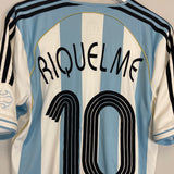 2006/07 ARGENTINA RIQUELME #10 HOME SHIRT (M) ADIDAS