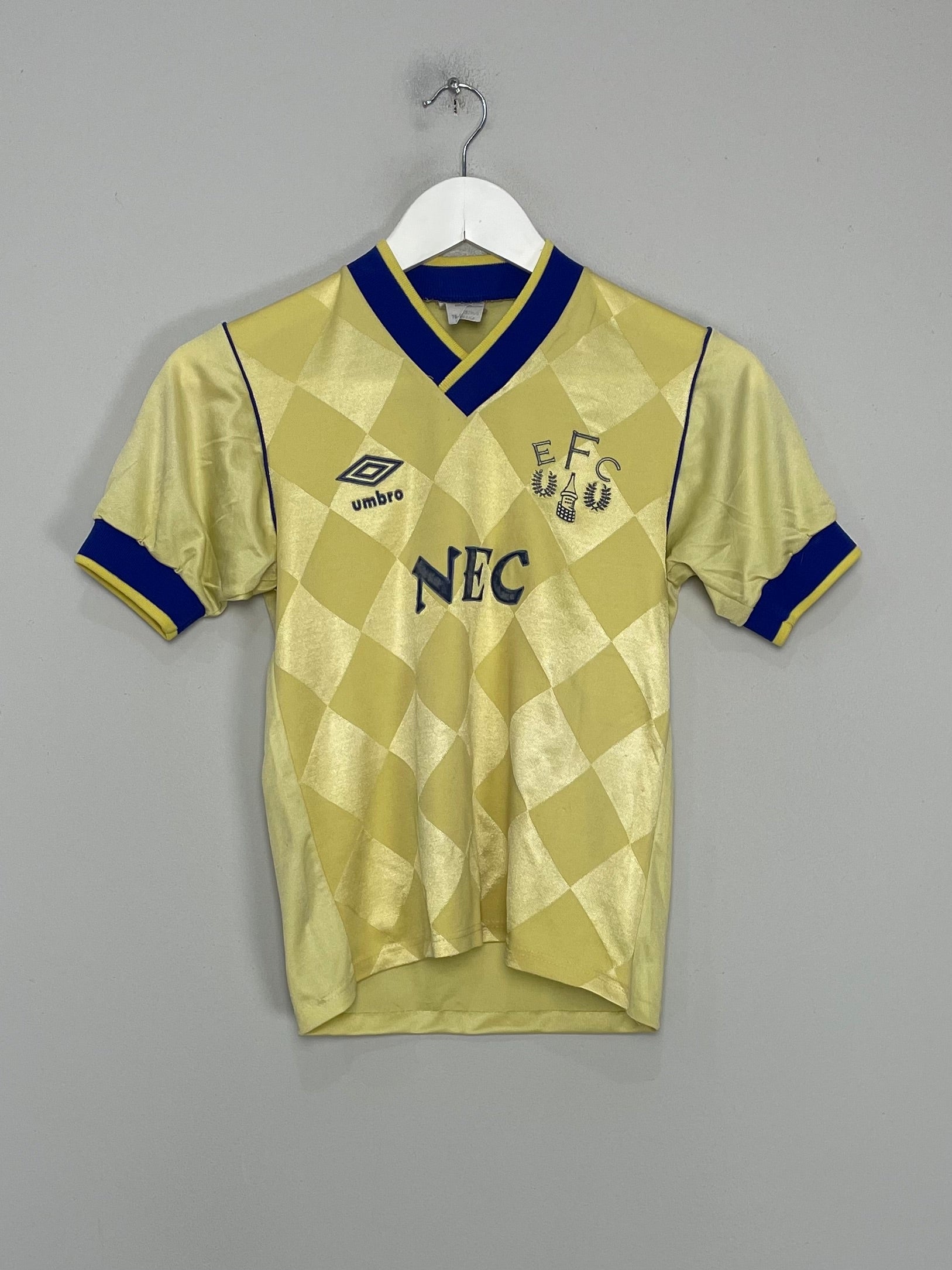 1986/88 EVERTON AWAY SHIRT (M.KIDS) UMBRO