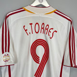 2006/08 SPAIN F.TORRES #9 AWAY SHIRT (L) ADIDAS