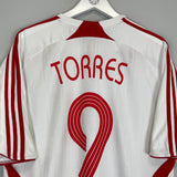 2007/08 LIVERPOOL TORRES #9 AWAY SHIRT (XL) ADIDAS