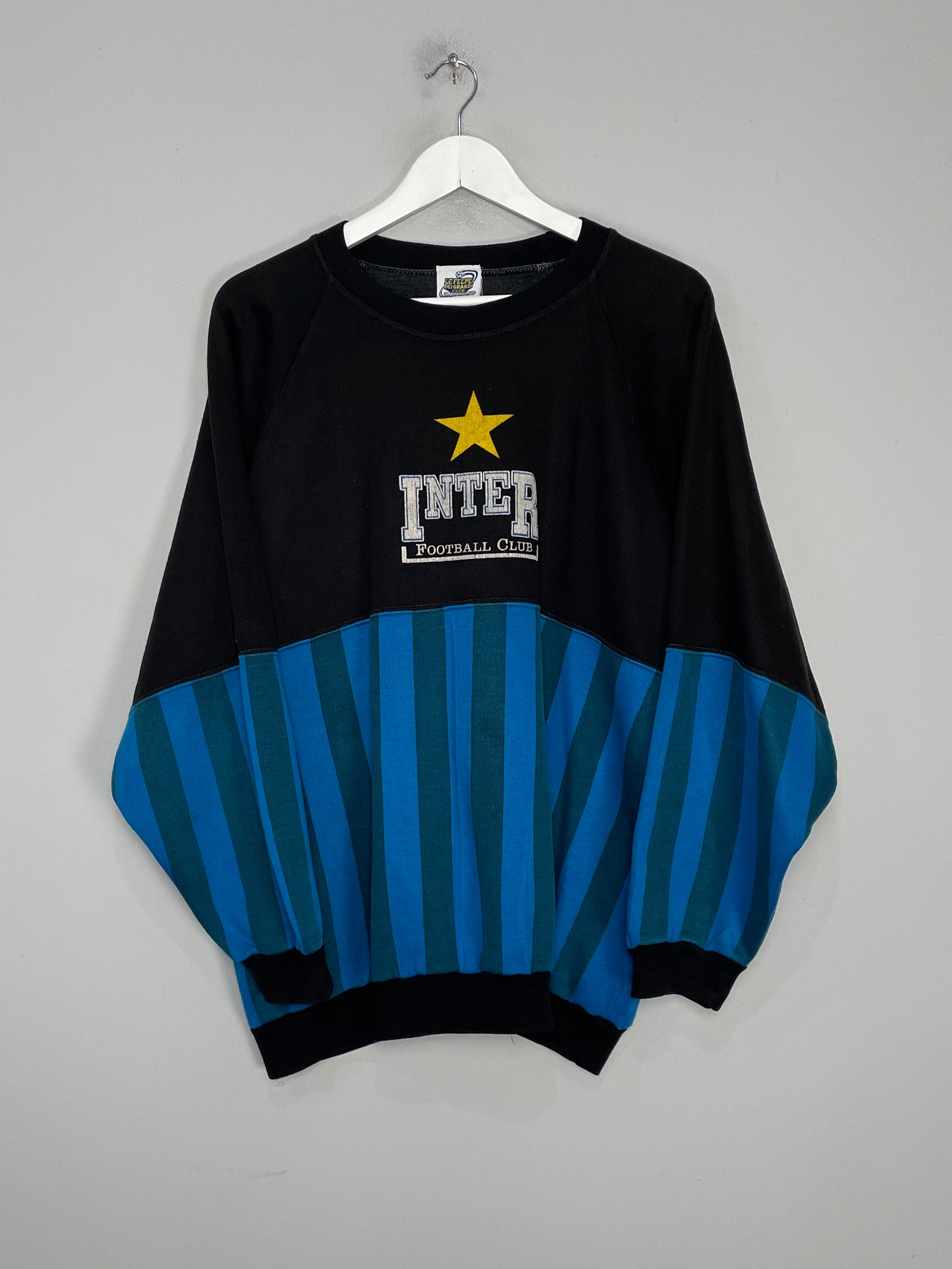 1990/91 INTER MILAN SWEATSHIRT (L) LE FELIPE DEI GRANDE CLUB