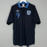 2011/12 ENGLAND YOUNG #9 AWAY SHIRT (XL) UMBRO