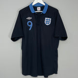 2011/12 ENGLAND YOUNG #9 AWAY SHIRT (XL) UMBRO