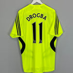 2007/08 CHELSEA DROGBA #11 AWAY SHIRT (M) ADIDAS