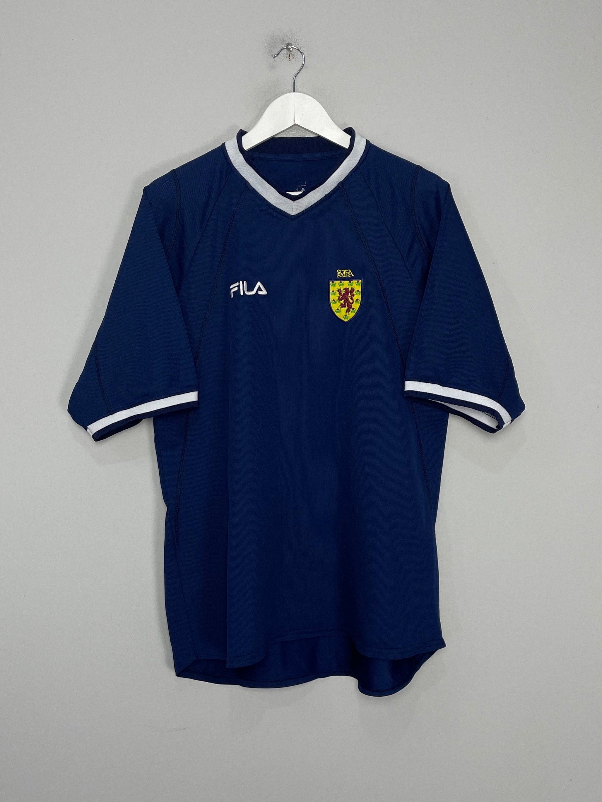 2000/02 SCOTLAND HOME SHIRT (XL) FILA