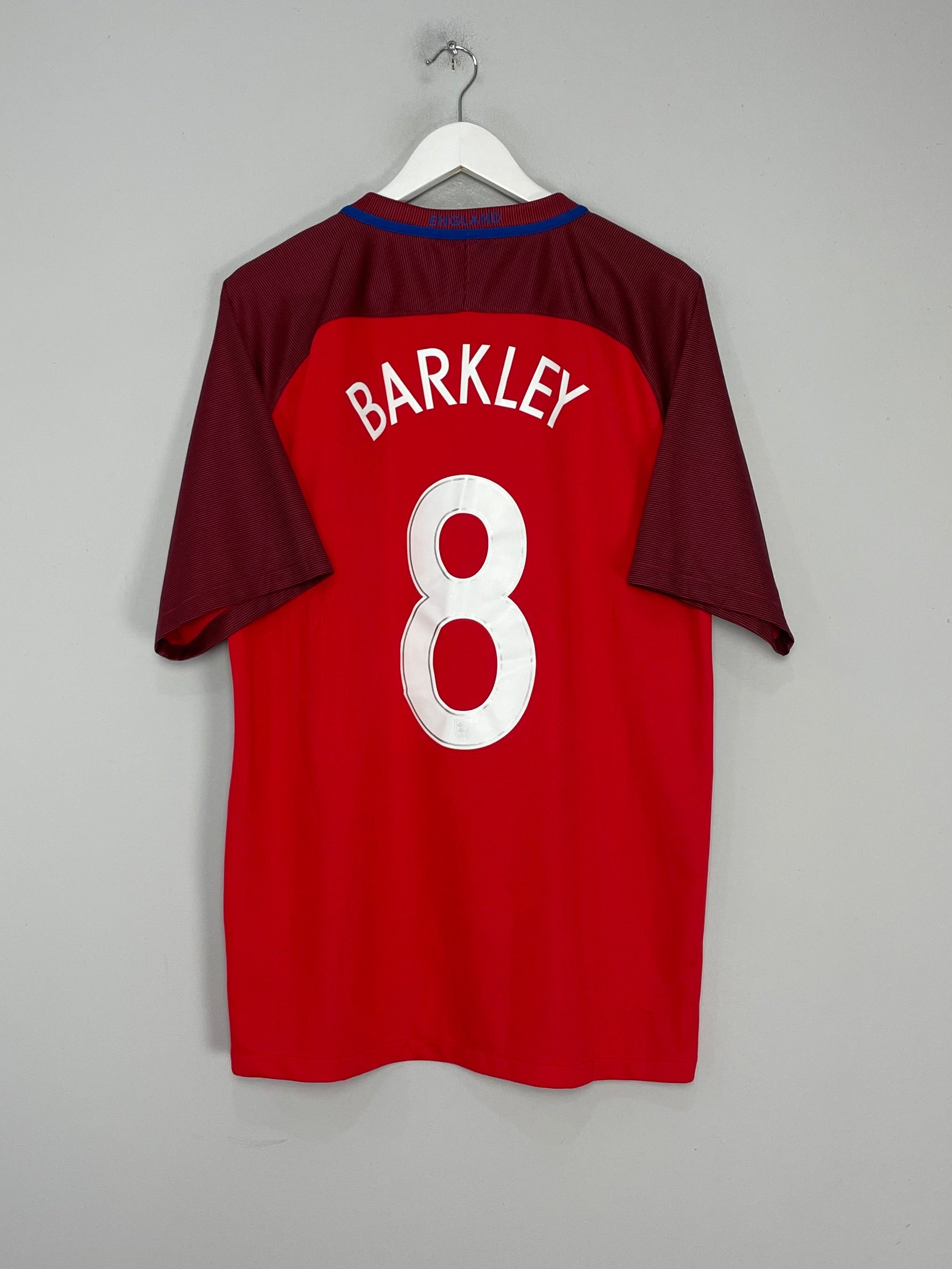 2016/17 ENGLAND BARKLEY #8 AWAY SHIRT (XL) NIKE