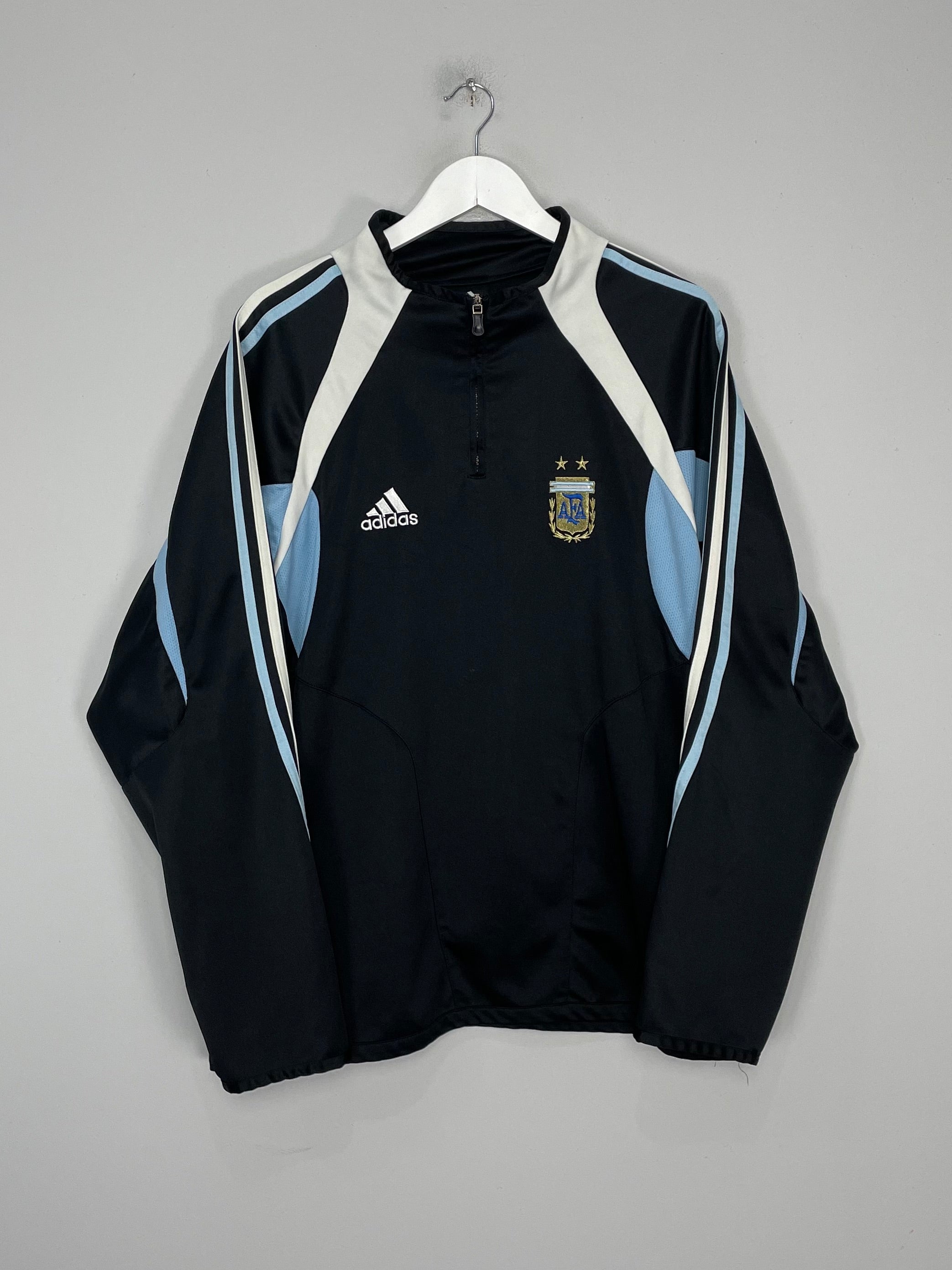 2004/05 ARGENTINA 1/4 ZIP JACKET (XL) ADIDAS