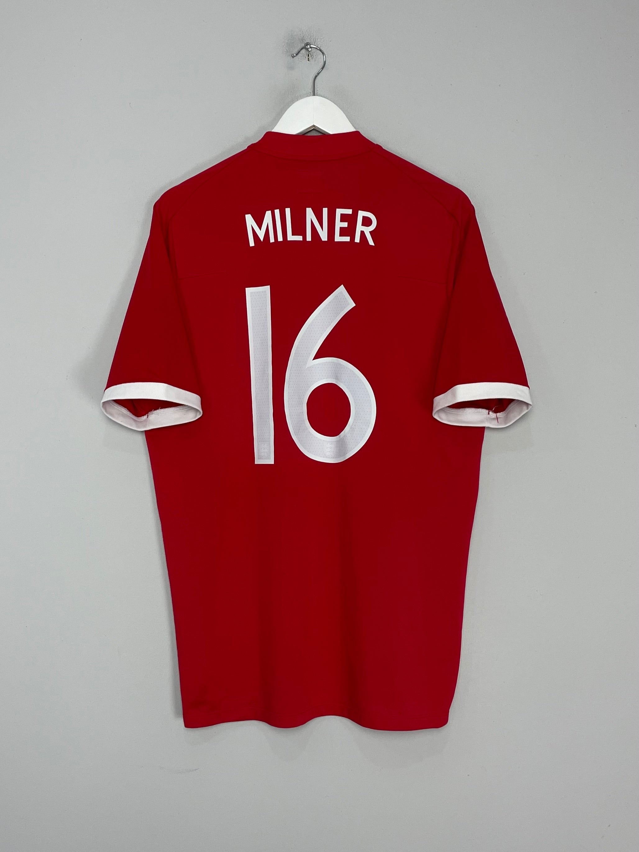 2010/11 ENGLAND MILNER #16 AWAY SHIRT (XL) UMBRO