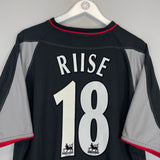 2002/04 LIVERPOOL RIISE #18 AWAY SHIRT (XL) REEBOK