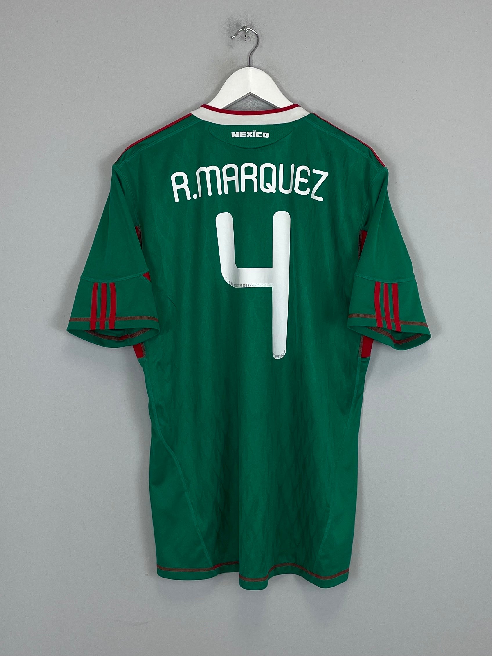 2010 MEXICO R.MARQUEZ #4 HOME SHIRT (L) ADIDAS