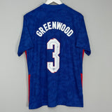 2020/21 ENGLAND GREENWOOD #3 AWAY SHIRT (L) NIKE