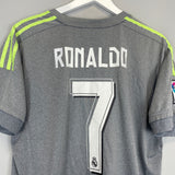 2014/15 REAL MADRID RONALDO #7 AWAY SHIRT (M) ADIDAS