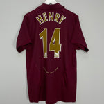 2005/06 ARSENAL HENRY #14 HOME SHIRT (M) NIKE