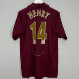 2005/06 ARSENAL HENRY #14 HOME SHIRT (M) NIKE