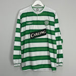 2003/04 CELTIC L/S HOME SHIRT (XL) UMBRO