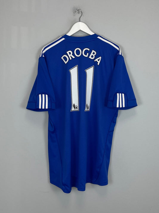 2009/10 CHELSEA DROGBA #11 HOME SHIRT (XL) ADIDAS