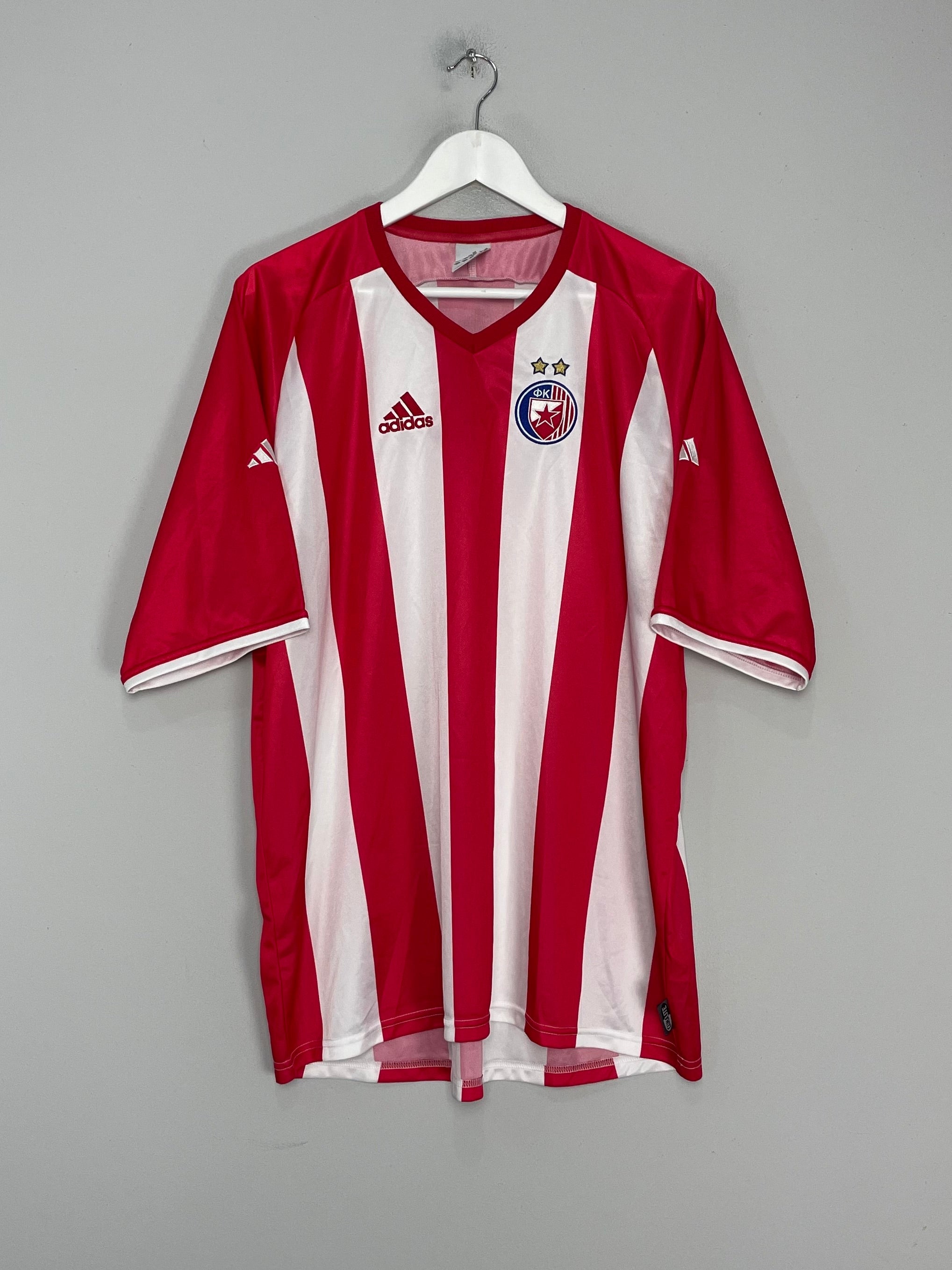 2003/04 CRVENA ZVEZDA HOME SHIRT (XL) ADIDAS