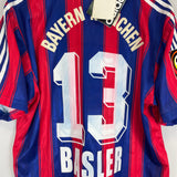 1995/97 BAYERN MUNICH BASLER #13 *BNWT* HOME SHIRT (L) ADIDAS