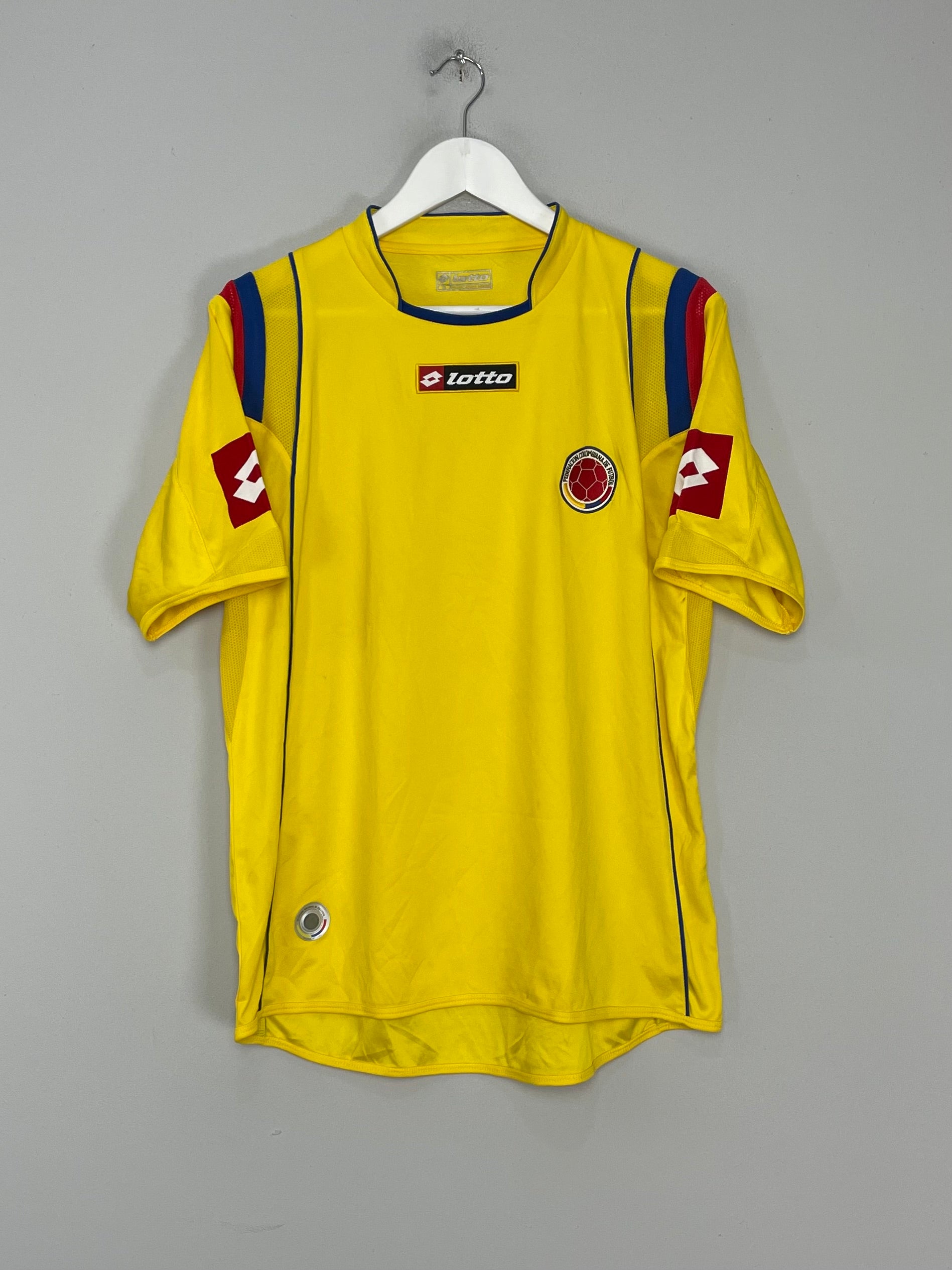 2009/10 COLOMBIA HOME SHIRT (M) LOTTO