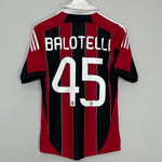 2012/13 AC MILAN BALOTELLI #45 HOME SHIRT (S) ADIDAS