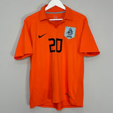 2006/08 NETHERLANDS SNEIJDER #20 HOME SHIRT (M) NIKE