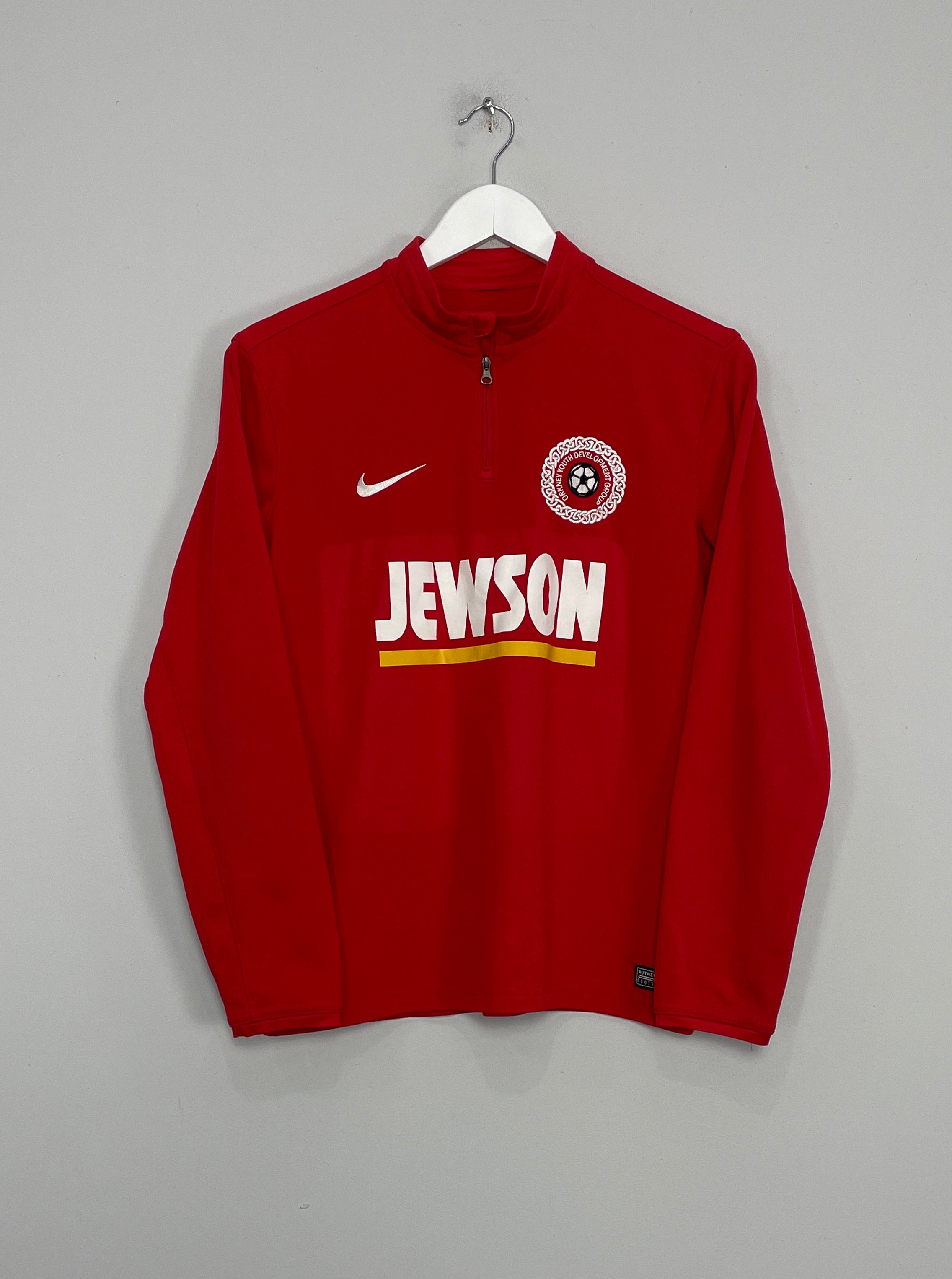 Image of the Orkney youth training top from the 2017/18 season