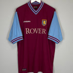 2002/03 ASTON VILLA HOME SHIRT (XL) DIADORA