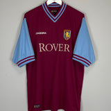 2002/03 ASTON VILLA HOME SHIRT (XL) DIADORA