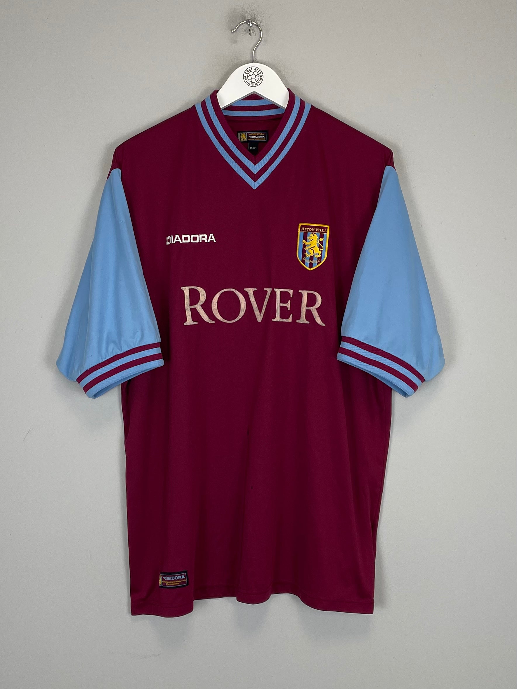 2002/03 ASTON VILLA HOME SHIRT (XL) DIADORA