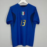 2006 ITALY NESTA #13 HOME SHIRT (M) PUMA