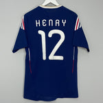 2009/10 FRANCE HENRY #12 HOME SHIRT (M) ADIDAS