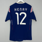 2009/10 FRANCE HENRY #12 HOME SHIRT (M) ADIDAS