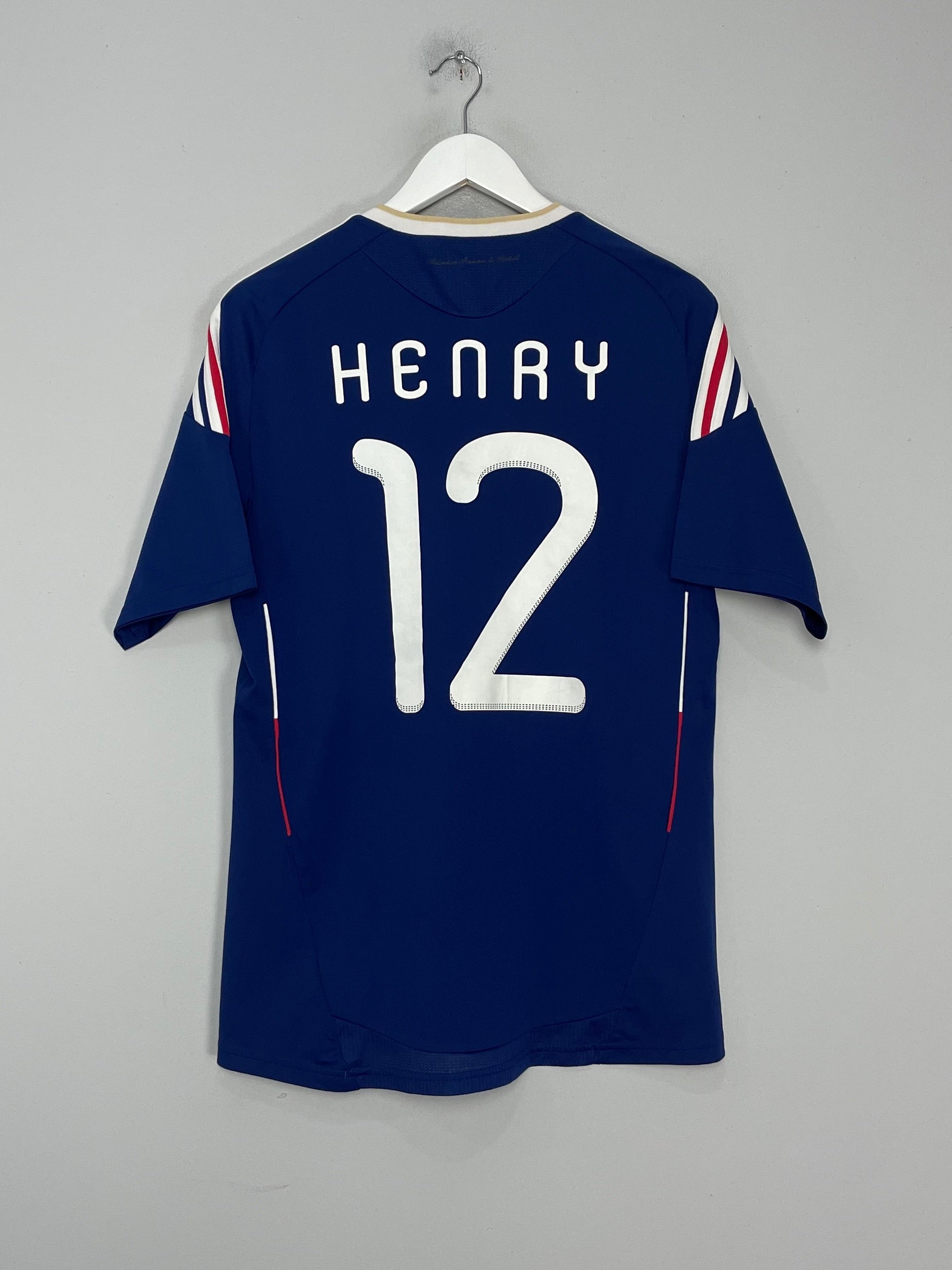 2009/10 FRANCE HENRY #12 HOME SHIRT (M) ADIDAS