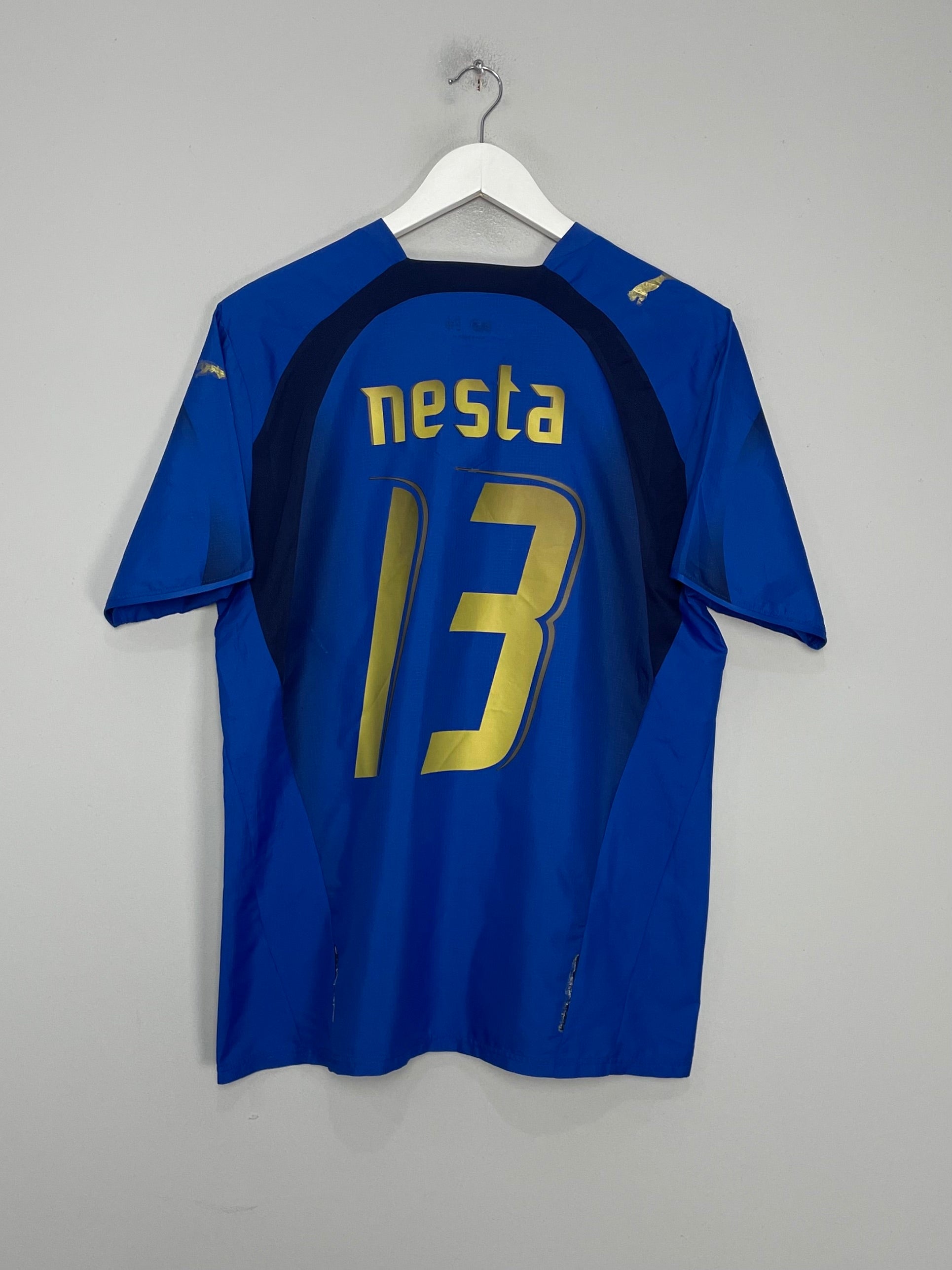 2006 ITALY NESTA #13 HOME SHIRT (M) PUMA