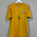 2006/08 AUSTRALIA CAHILL #4 HOME SHIRT (S) NIKE