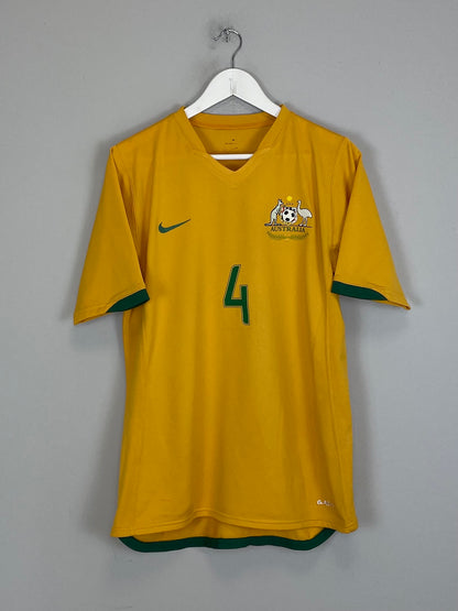 2006/08 AUSTRALIA CAHILL #4 HOME SHIRT (S) NIKE