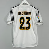 2003/04 REAL MADRID BECKHAM #23 HOME SHIRT (S) ADIDAS