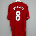 2015/16 LIVERPOL GERRARD #8 HOME SHIRT (XXL) NEW BALANCE