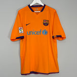 2007/08 BARCELONA RONALDINHO #10 AWAY SHIRT (XL) NIKE