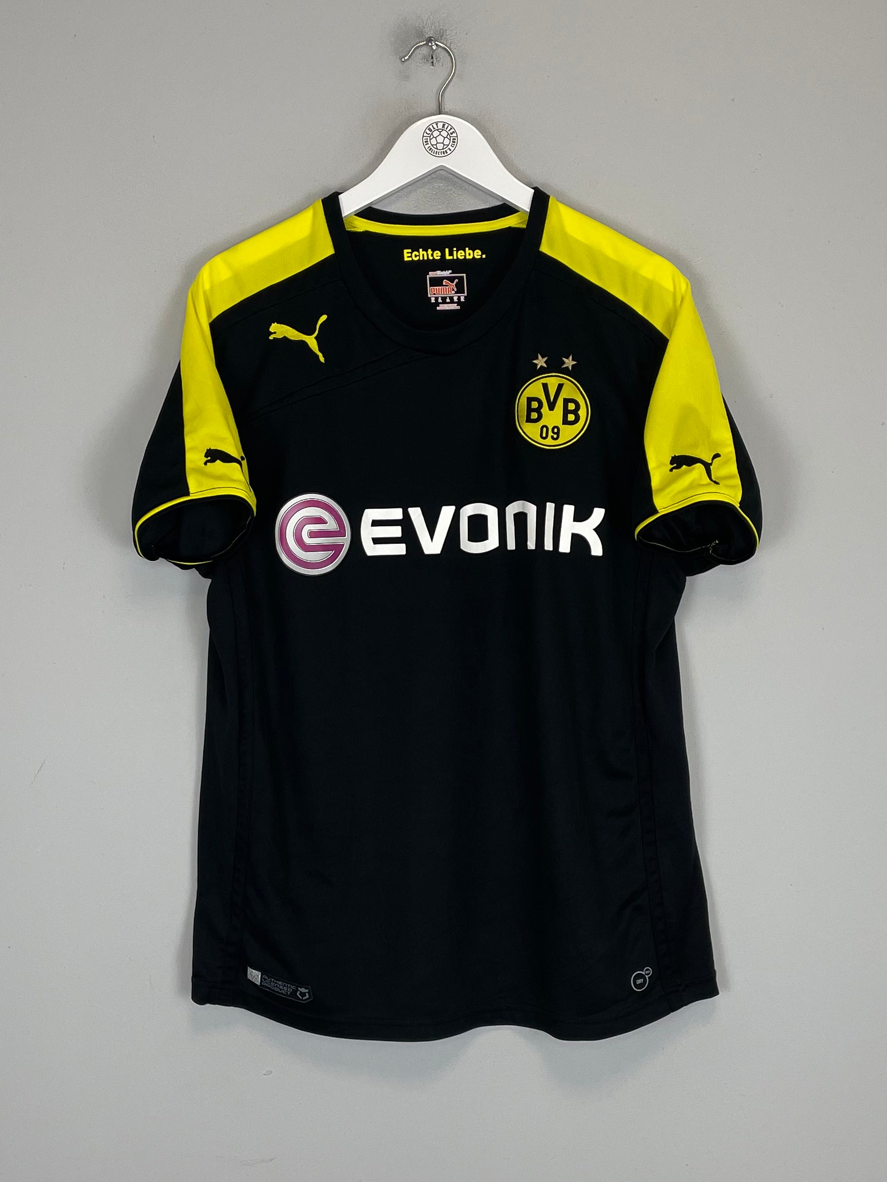 2013/14 DORTMUND AWAY SHIRT (XL) ADIDAS