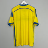 2014/15 SWEDEN HOME SHIRT (XL) ADIDAS