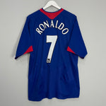 2005/06 MANCHESTER UNITED RONALDO #7 AWAY SHIRT (XL) NIKE