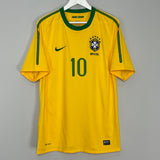 2010/11 BRAZIL KAKA #10 HOME SHIRT (L) NIKE