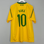 2010/11 BRAZIL KAKA #10 HOME SHIRT (L) NIKE