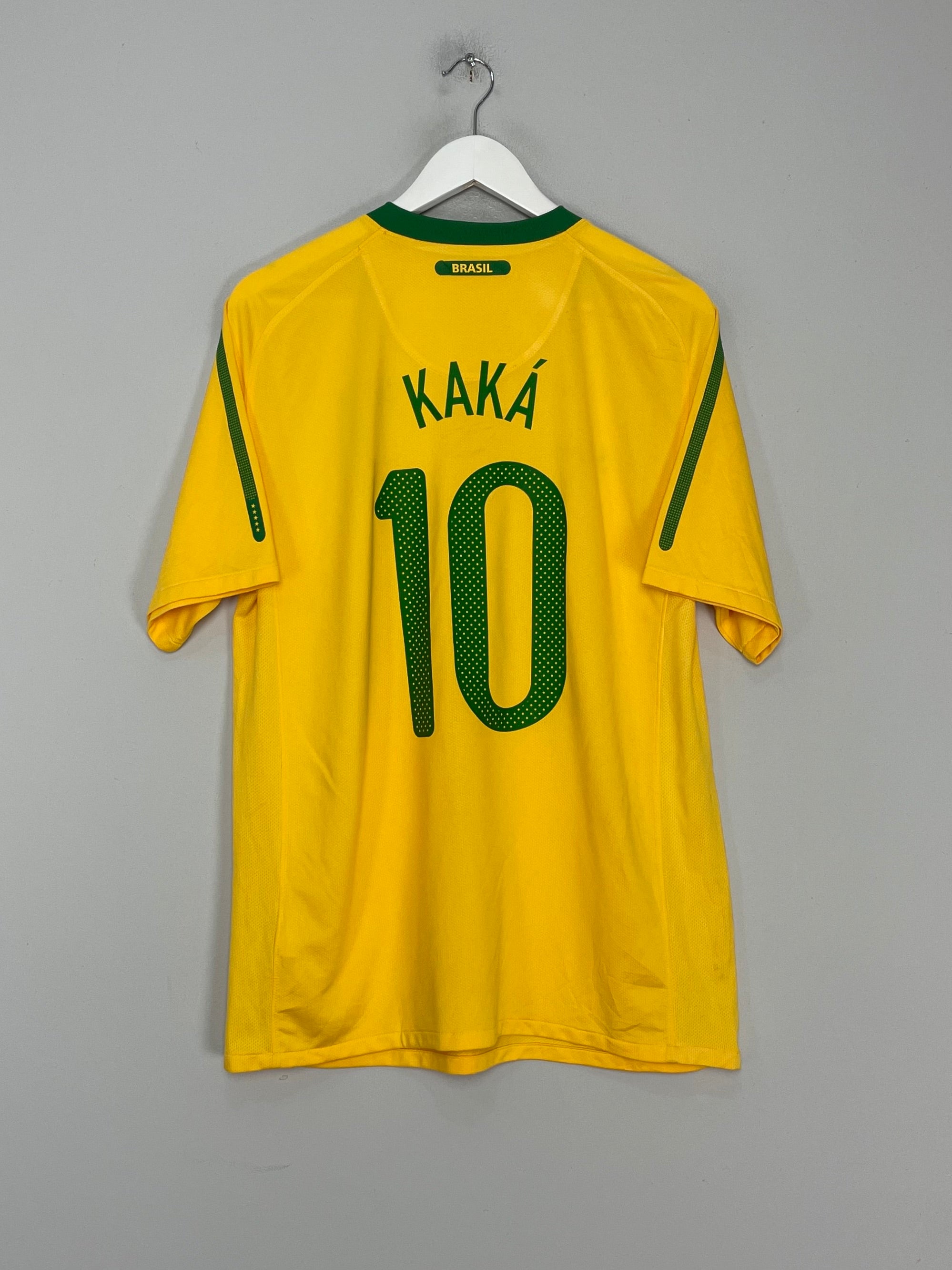 2010/11 BRAZIL KAKA #10 HOME SHIRT (L) NIKE