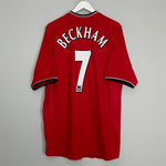 2000/02 MANCHESTER UNITED BECKHAM #7 HOME SHIRT (XL) UMBRO